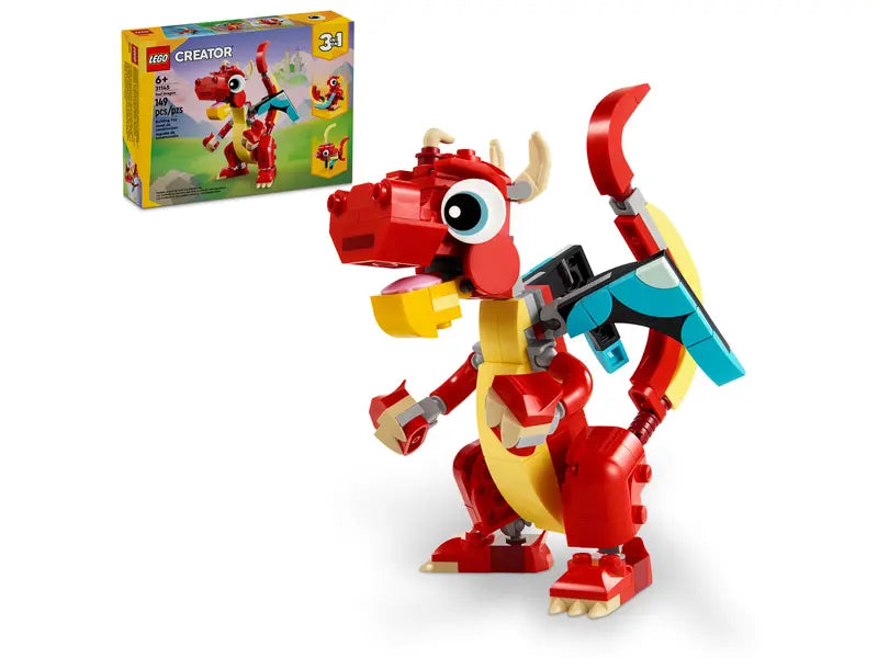LEGO Creator 3 en 1  Dragon Rojo 3 En 1 31145