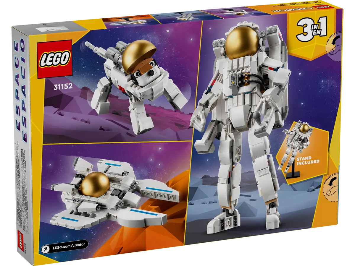 LEGO Creator 3 en 1 Astronauta Espacial 31152