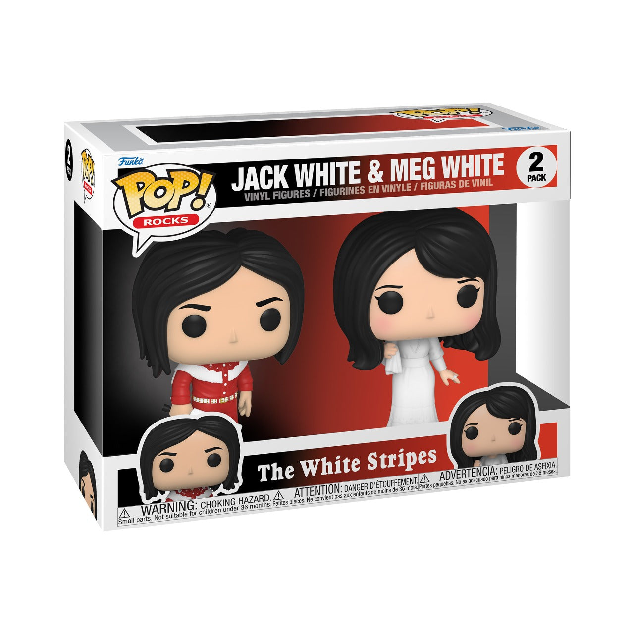 Funko Pop Rocks: The White Stripes - Jack y Meg White 2 Pack