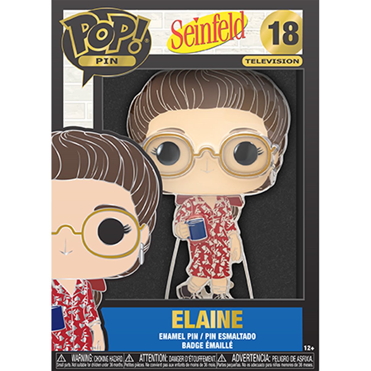 Funko Pop Pins: Seinfeld - Elaine Pin Esmaltado