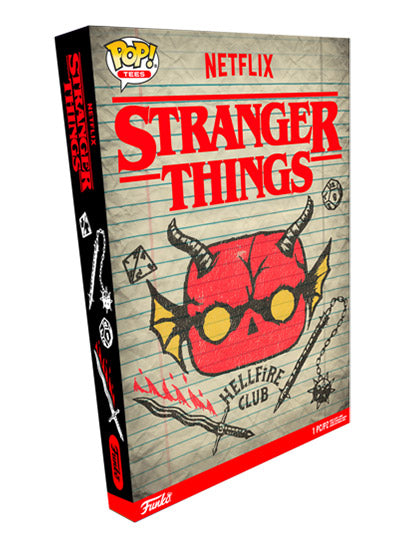 Funko Boxed Tee: Stranger Things - Hellfire Club Playera 3XL