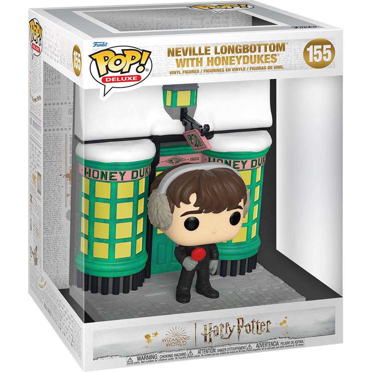 Funko Pop Deluxe: Harry Potter Hogsmeade - Neville con Honeydukes