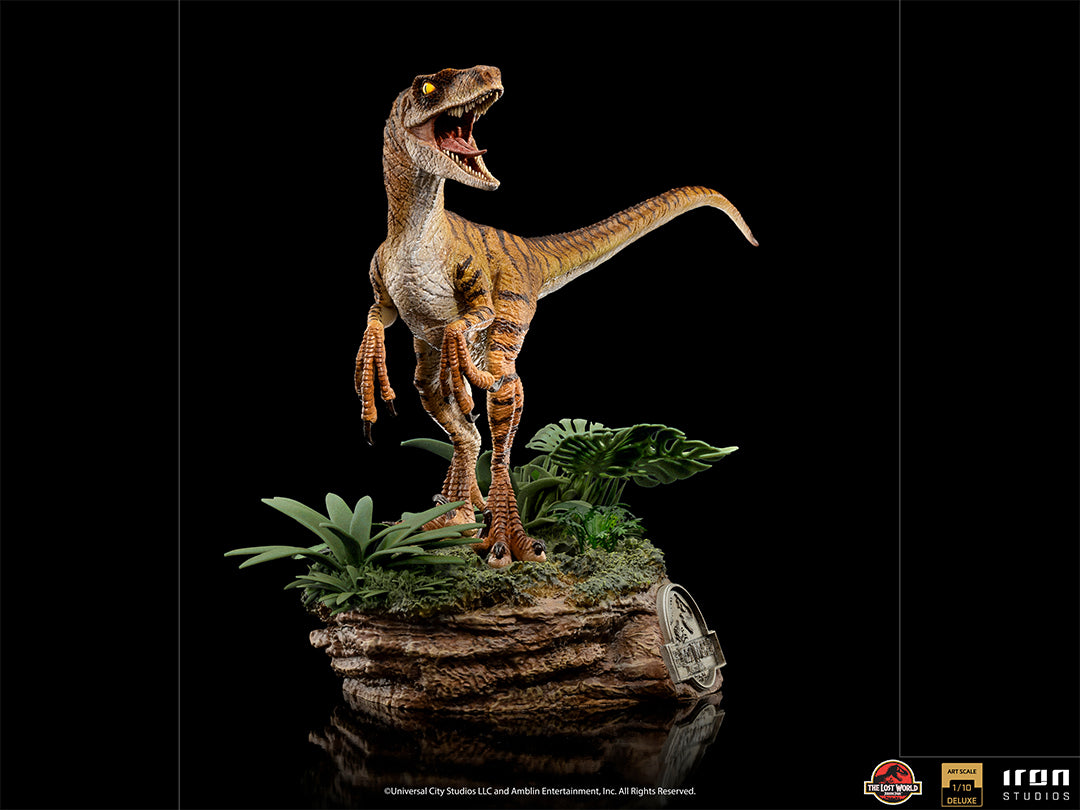 IRON Studios: Jurassic Park El Mundo Perdido - Velociraptor Deluxe Escala de Arte 1/10