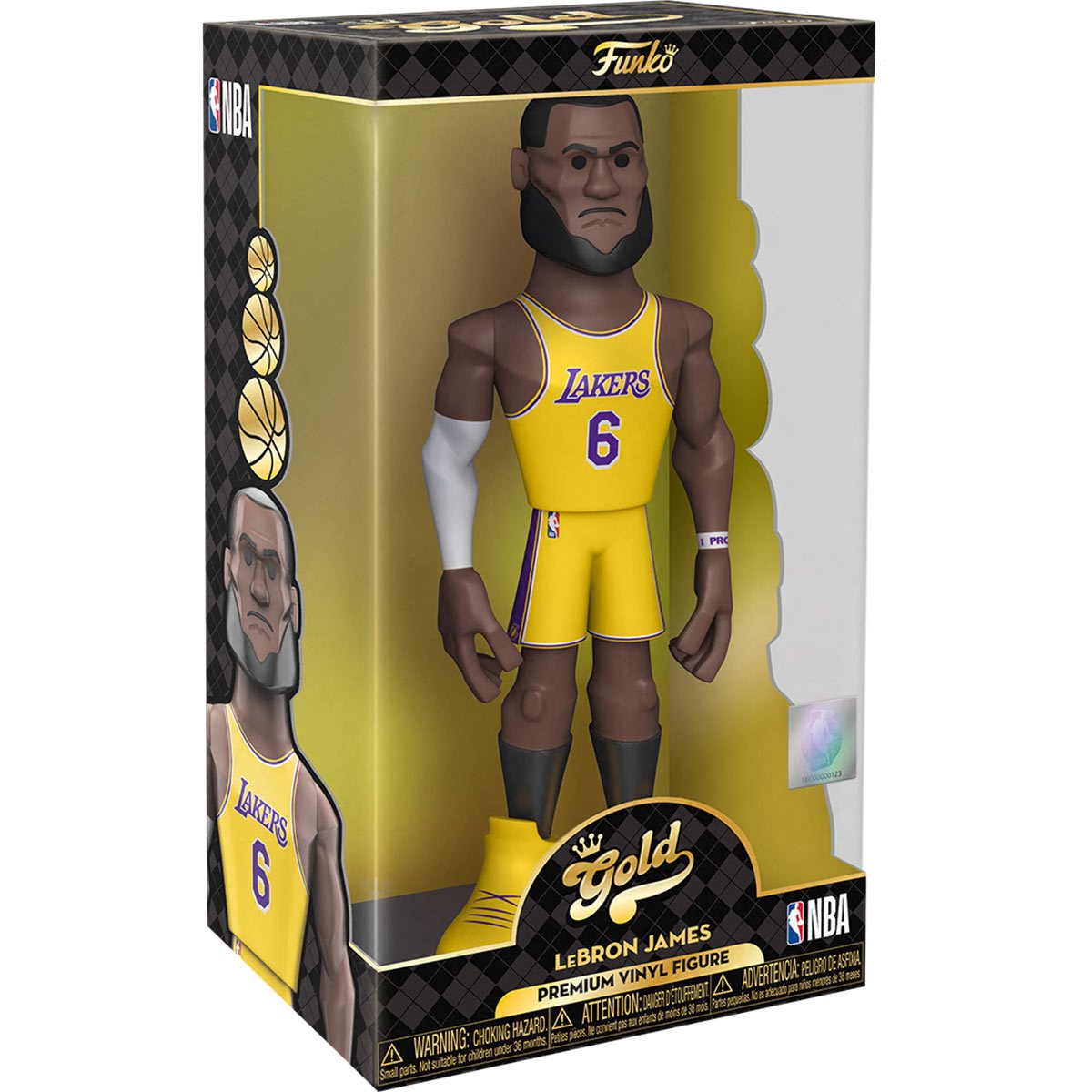 Funko Vinyl Gold NBA: Lakers - LeBron James 12 Pulgadas