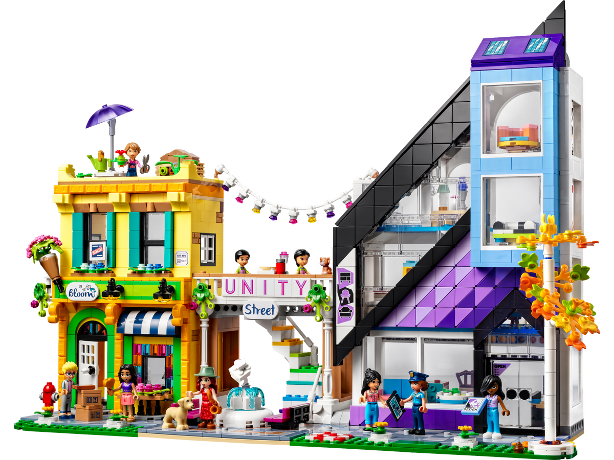 LEGO Friends Tiendas De Diseño y Flores En El Centro 41732