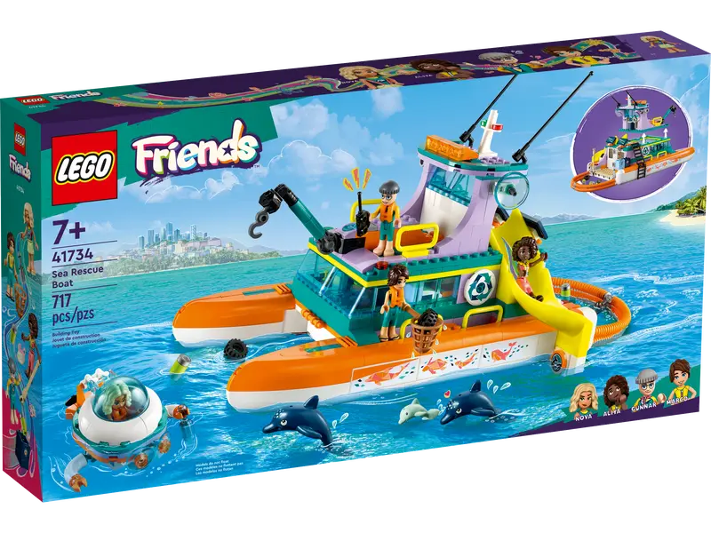 LEGO Friends Barco de Rescate Maritimo 41734
