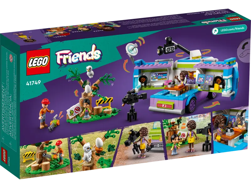 LEGO Friends Unidad Movil de Noticias 41749