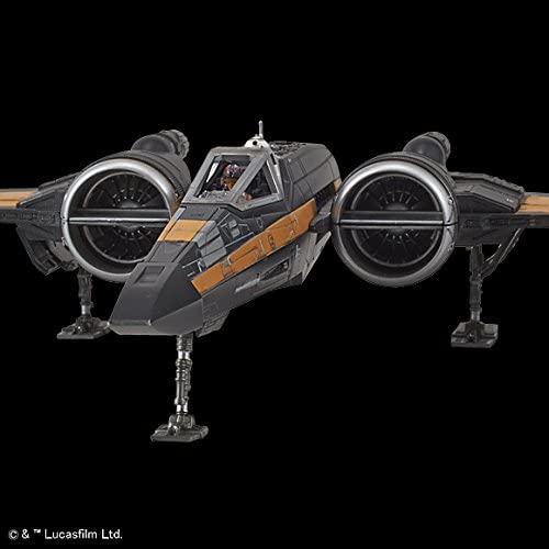 Bandai Hobby Gunpla Model Kit: Star Wars - Caza Estelar Poe Dameron X Wing Escala 1/72 Kit de Plastico