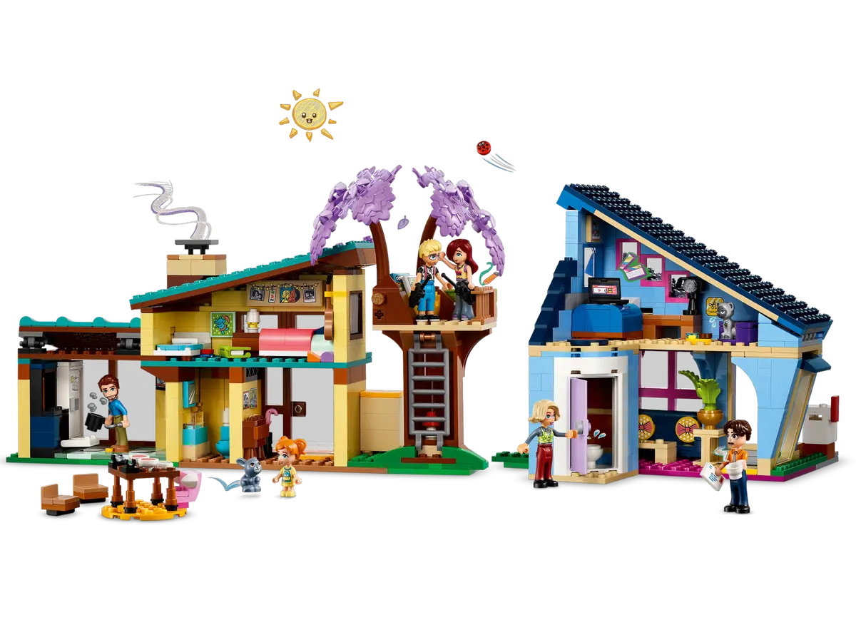 LEGO Friends Casas Familiares de Olly y Paisley 42620