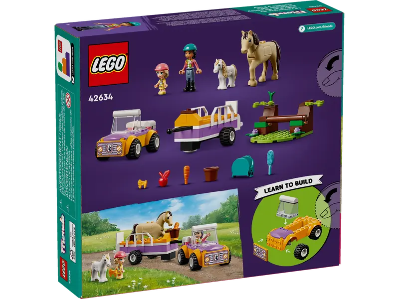LEGO Friends Remolque para Caballo y Pony 42634