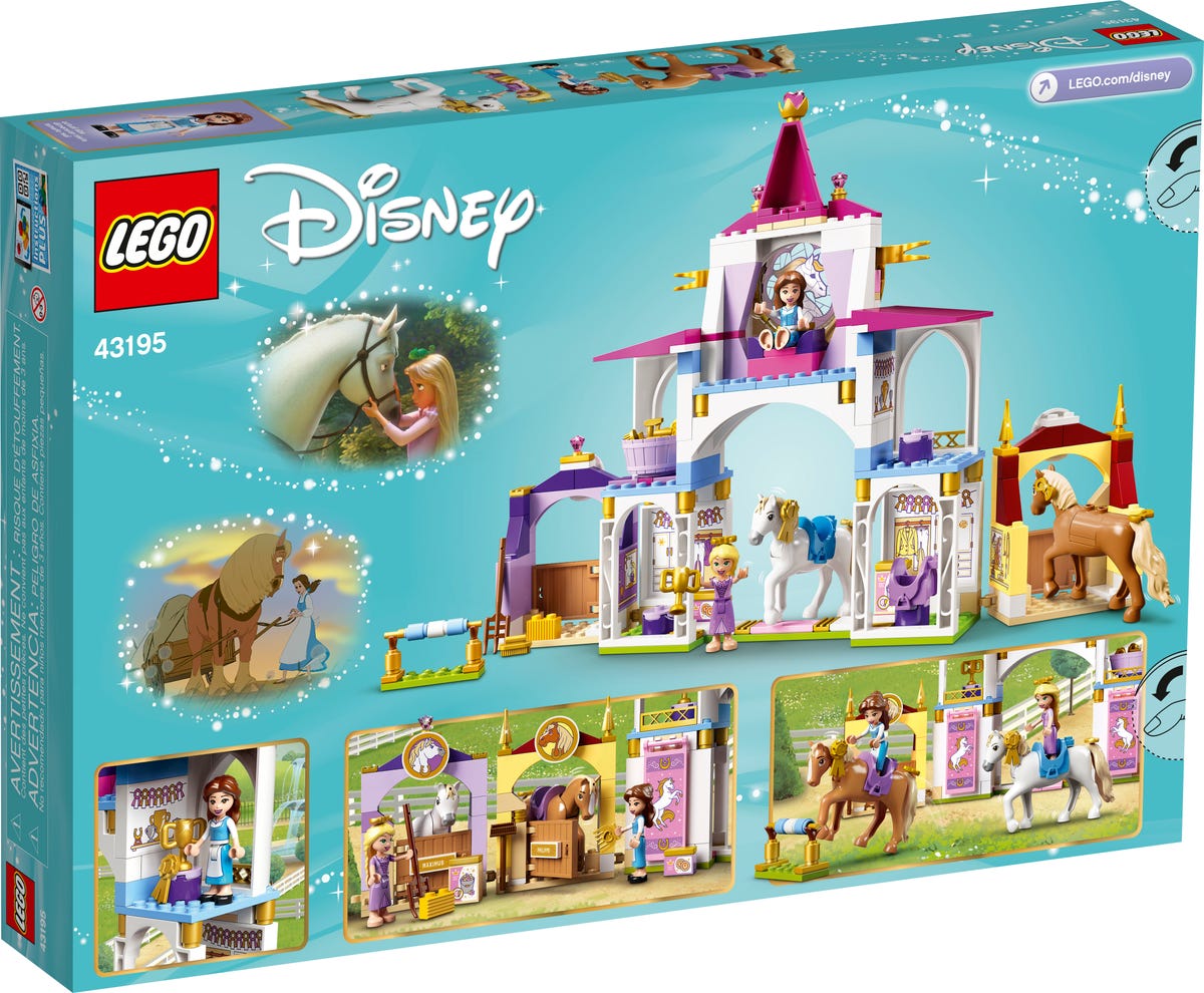 LEGO Disney Princess Establos Reales de Bella y Rapunzel 43195