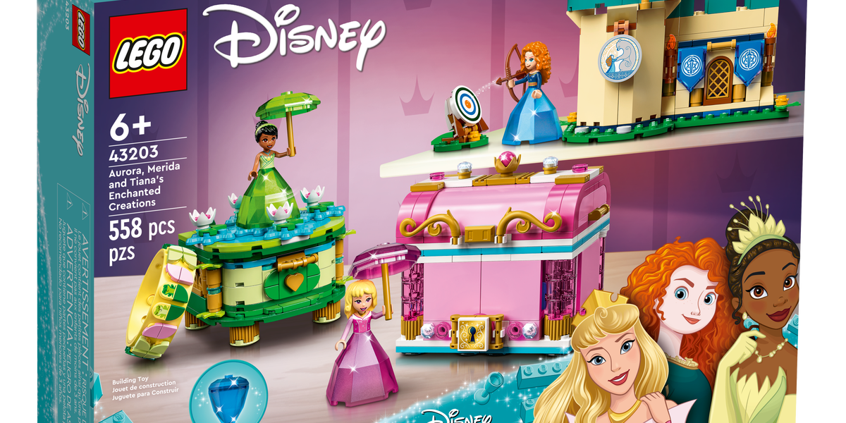 Lego Disney Princess Creaciones Encantadas De Aurora, Merida Y
