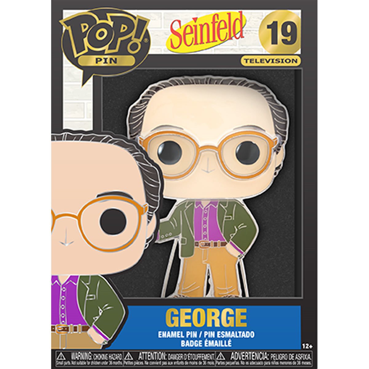 Funko Pop Pins: Seinfeld - George Pin Esmaltado