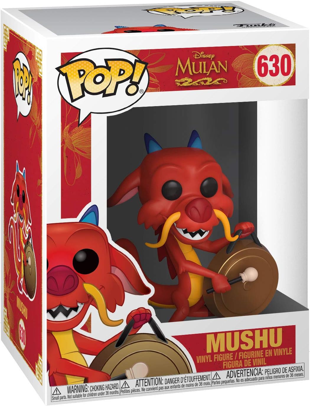 Funko Pop Disney: Mulan - Mushu Con Gong
