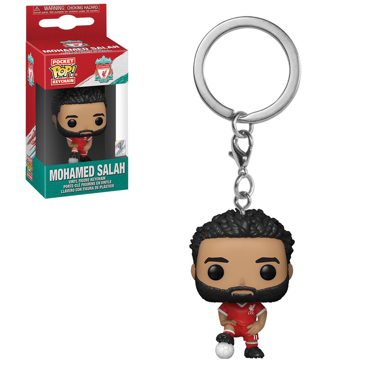 Funko Pop Keychain: Liverpool - Mohamed Salah Llavero