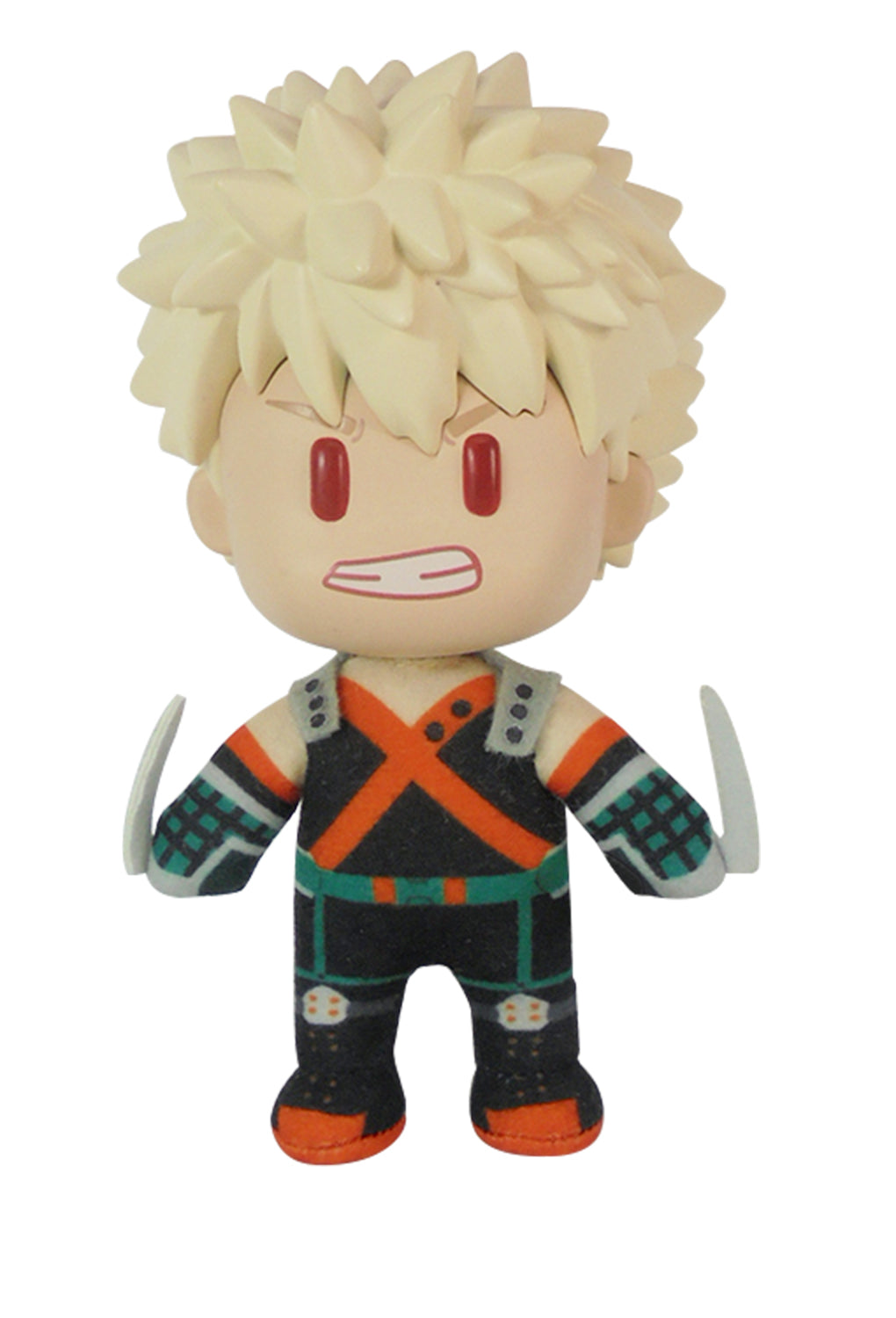 Great Eastern Figurekey: My Hero Academia - Katsuki Bakugo Fighting Peluche 4.5 Pulgadas