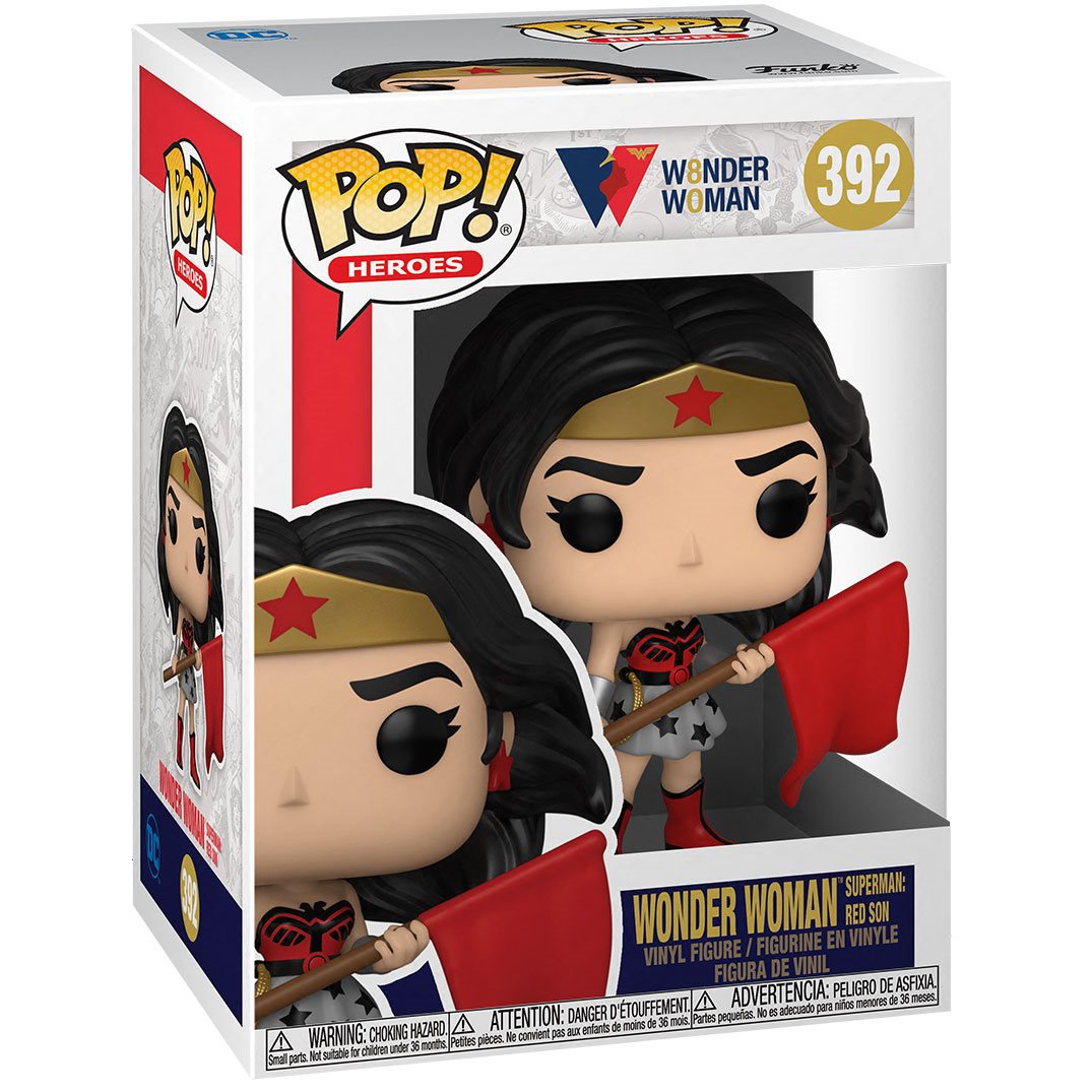 Funko Pop Heroes: Wonder Woman 80 - Mujer Maravilla version Superman: Hijo Rojo