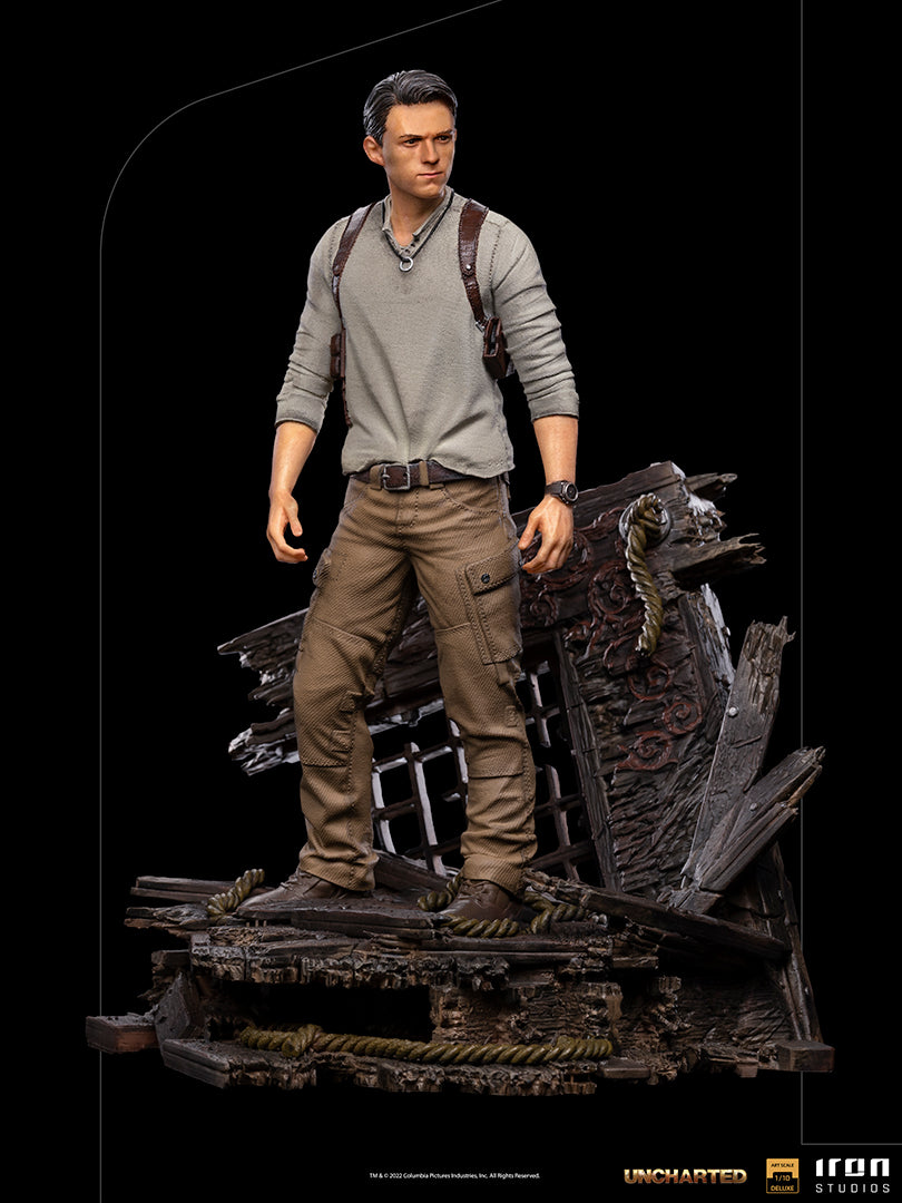 IRON Studios: Uncharted - Nathan Drake Deluxe Escala de Arte 1/10