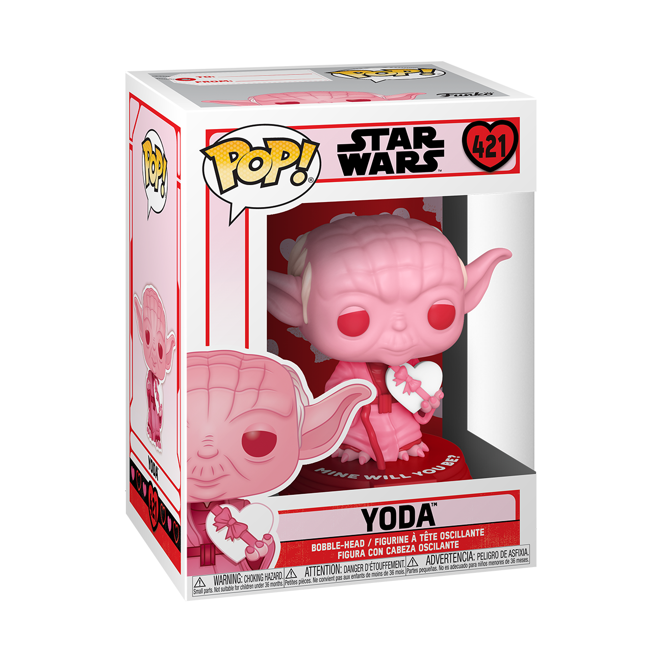 Funko Pop Star Wars: San Valentin - Yoda con Corazon