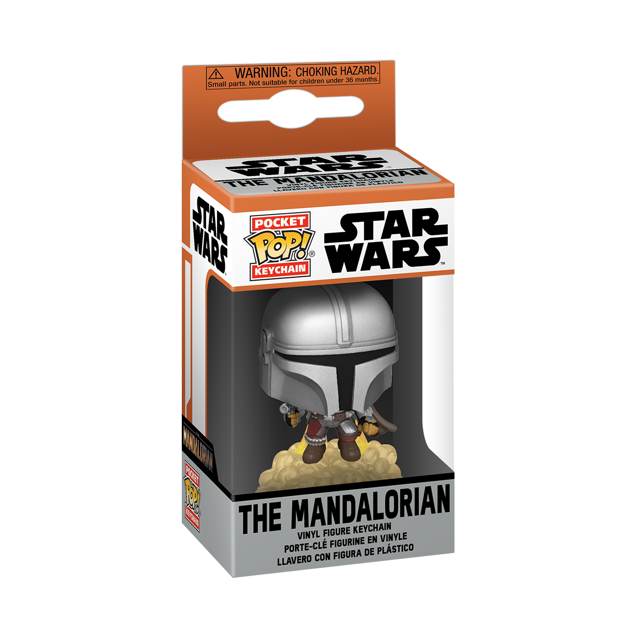 Funko Pop Keychain: Star Wars The Mandalorian - Mandaloriano con Blaster Llavero