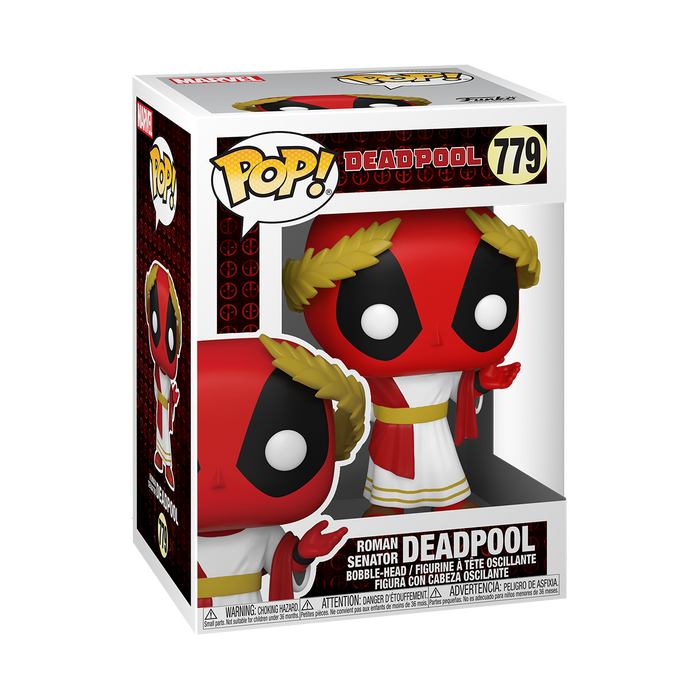 Funko Pop Marvel: Deadpool 30 Aniversario - Deadpool Senador Romano