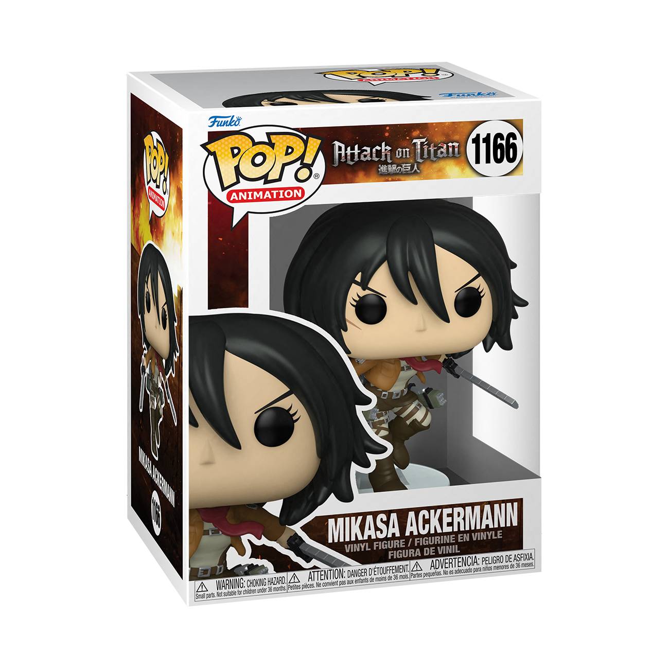 Funko Pop Animation: Attack on Titan - Mikasa Ackerman con Espada