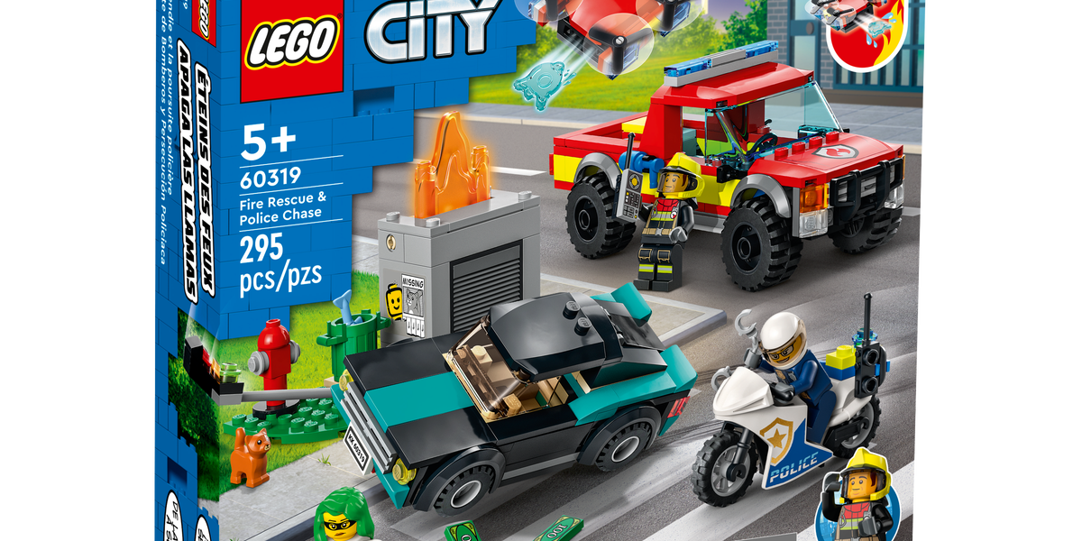 LEGO City Rescate de Bomberos y Persecucion Policial 60319 Distrito Max