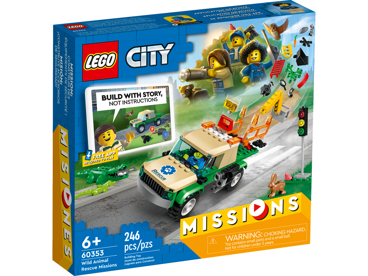 LEGO City Misiones de Rescate de Animales Salvajes 60353
