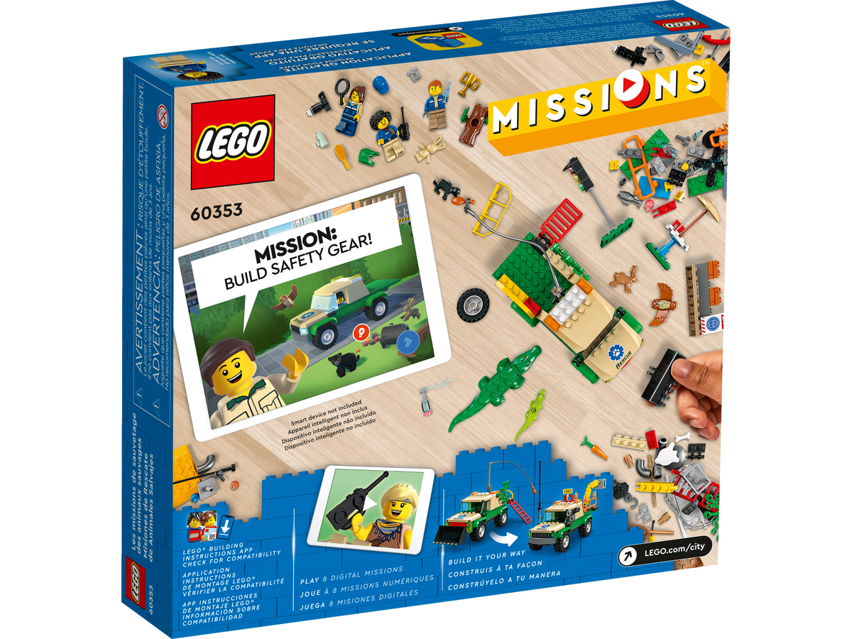 LEGO City Misiones de Rescate de Animales Salvajes 60353