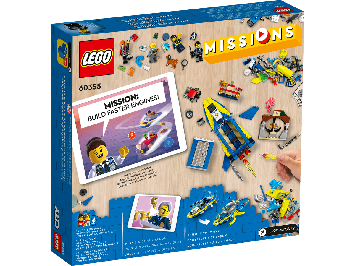 LEGO City Misiones de Investigacion de la Policia Acuatica 60355