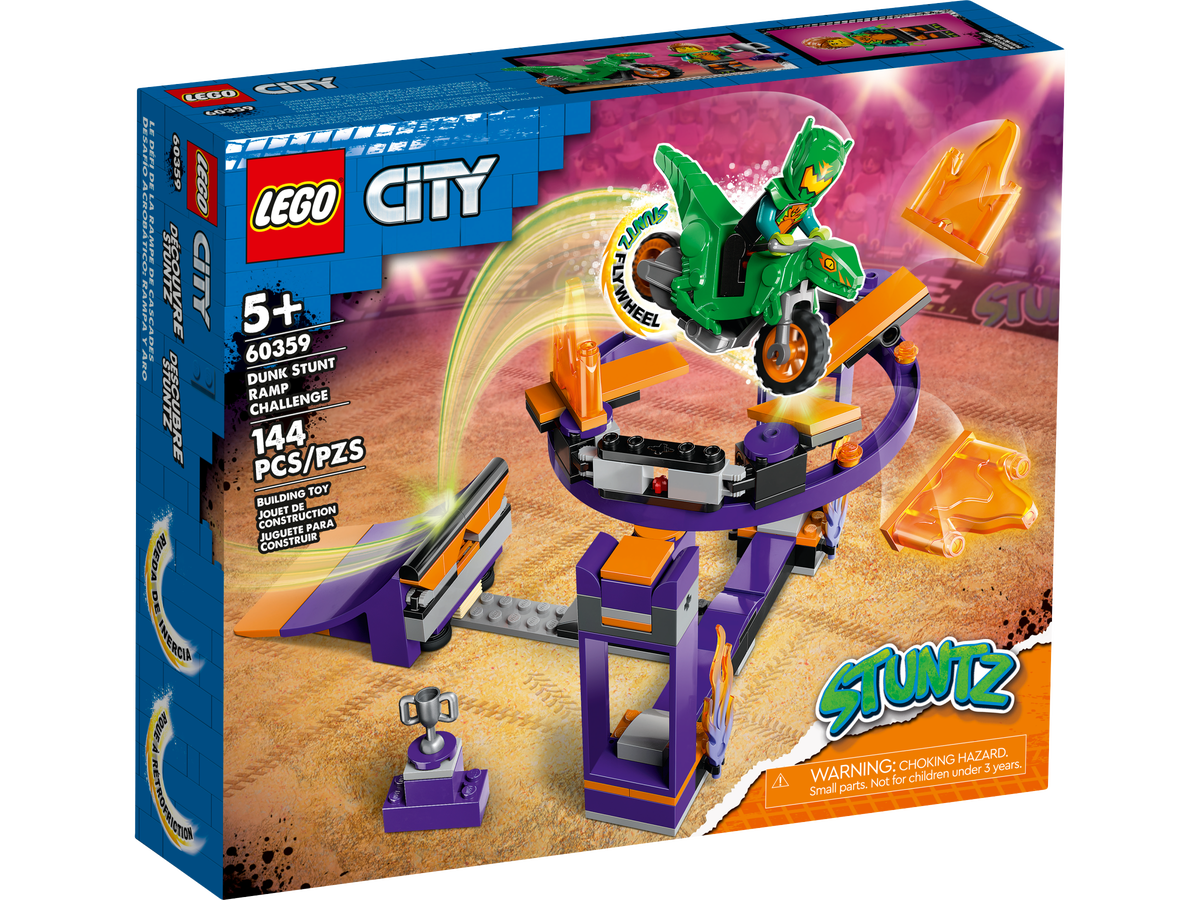 LEGO City Stuntz Desafio Acrobatico: Rampa y Aro 60359
