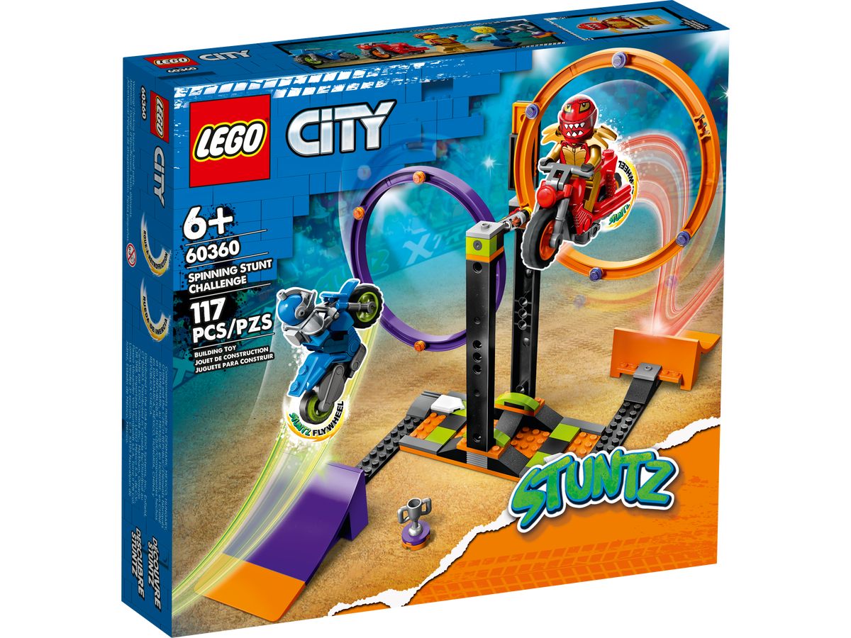 LEGO City Stuntz Desafio Acrobatico: Anillos Giratorios 60360