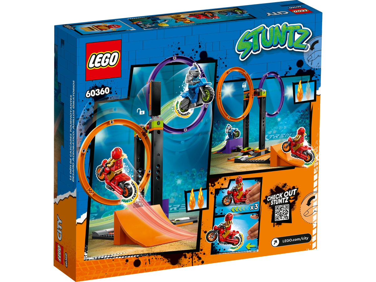 LEGO City Stuntz Desafio Acrobatico: Anillos Giratorios 60360