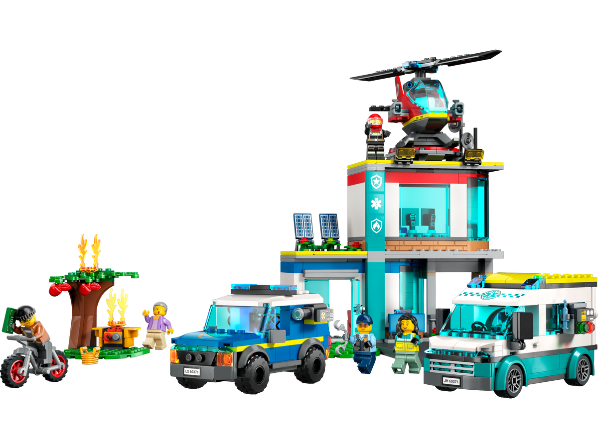 LEGO City Central de Vehiculos de Emergencia 60371