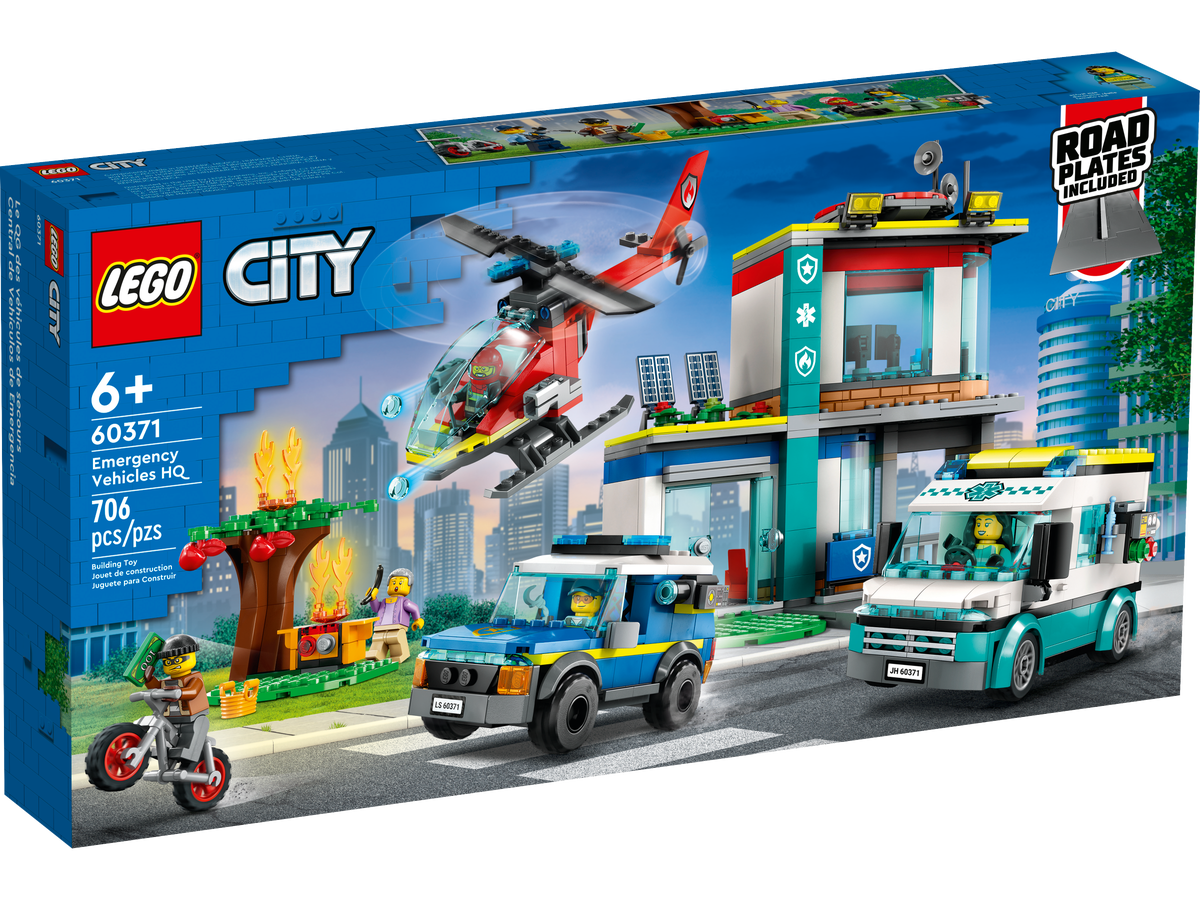 LEGO City Central de Vehiculos de Emergencia 60371