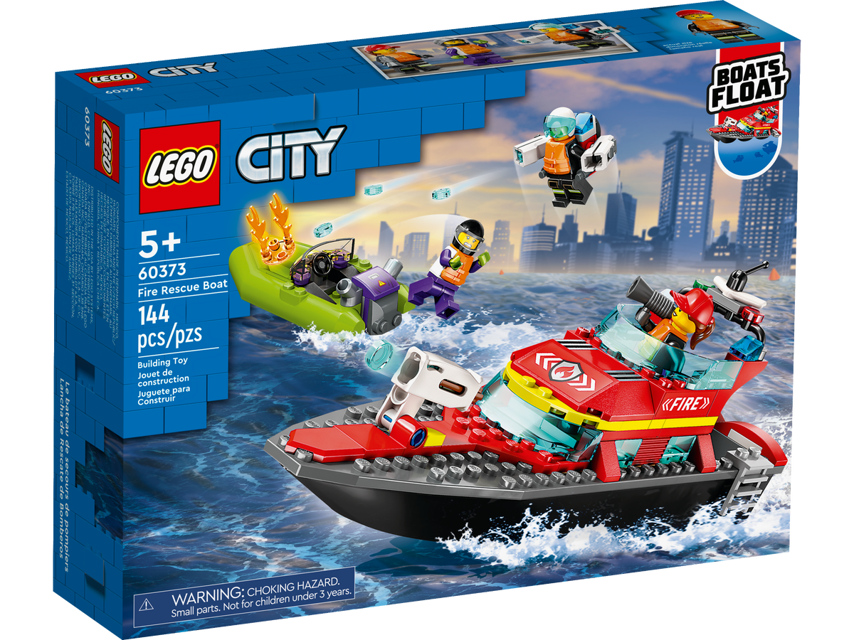 LEGO City Lancha de Rescate de Bomberos 60373