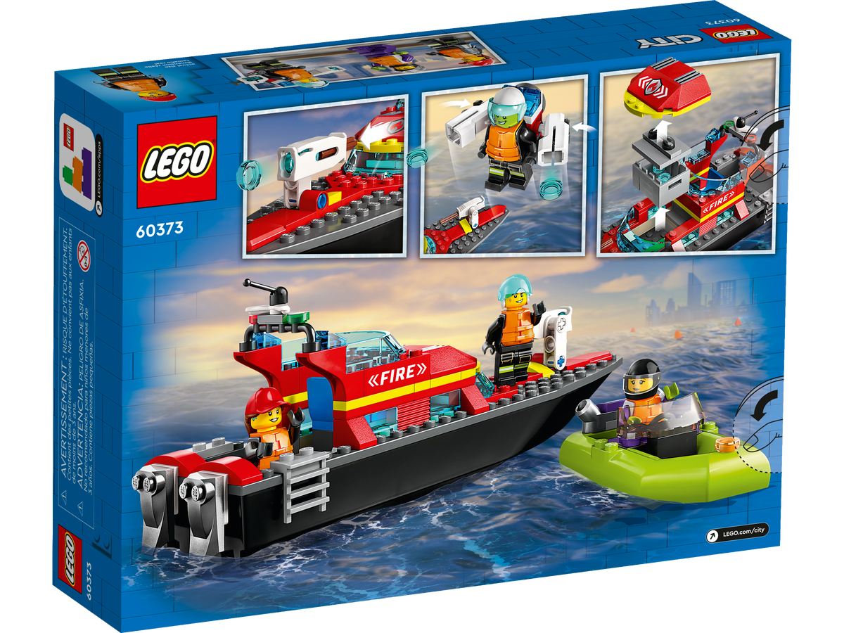 LEGO City Lancha de Rescate de Bomberos 60373