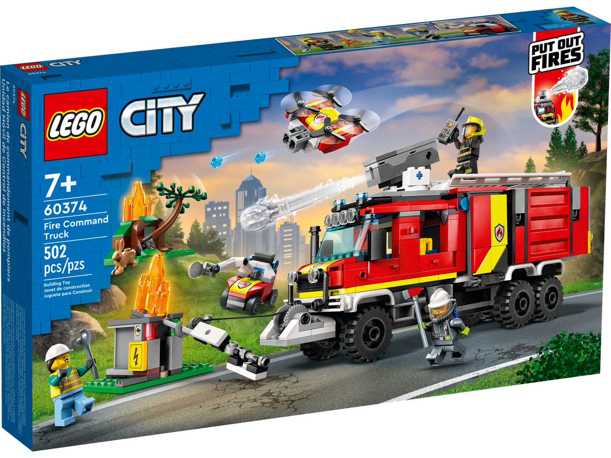LEGO City Unidad M√≥vil de Control de Incendios 60374