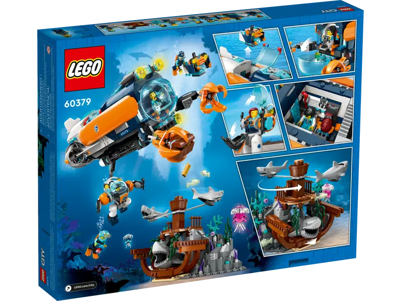 LEGO City Submarino de Exploracion de las Profundidades 60379