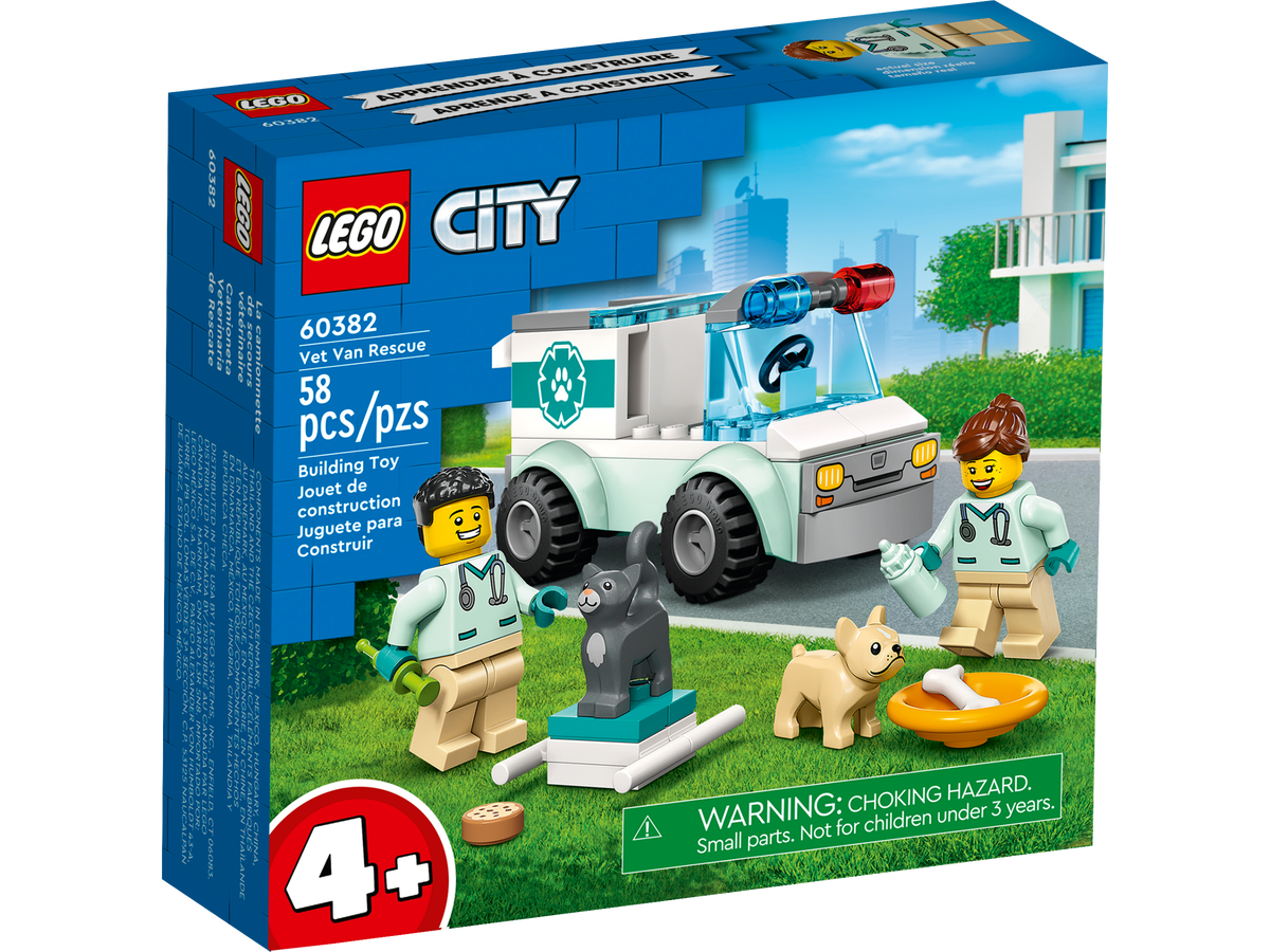LEGO City Furgoneta Veterinaria de Rescate 60382
