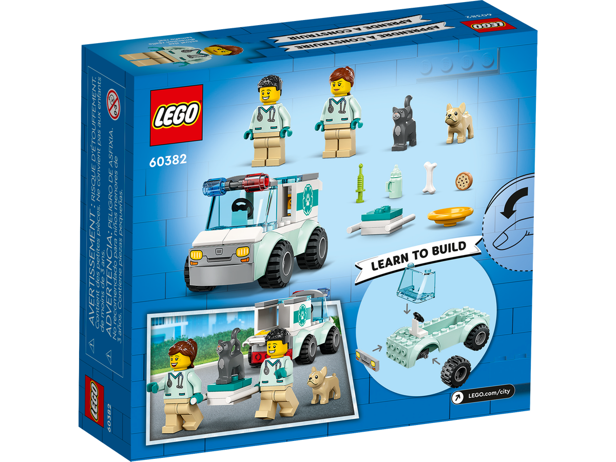 LEGO City Furgoneta Veterinaria de Rescate 60382
