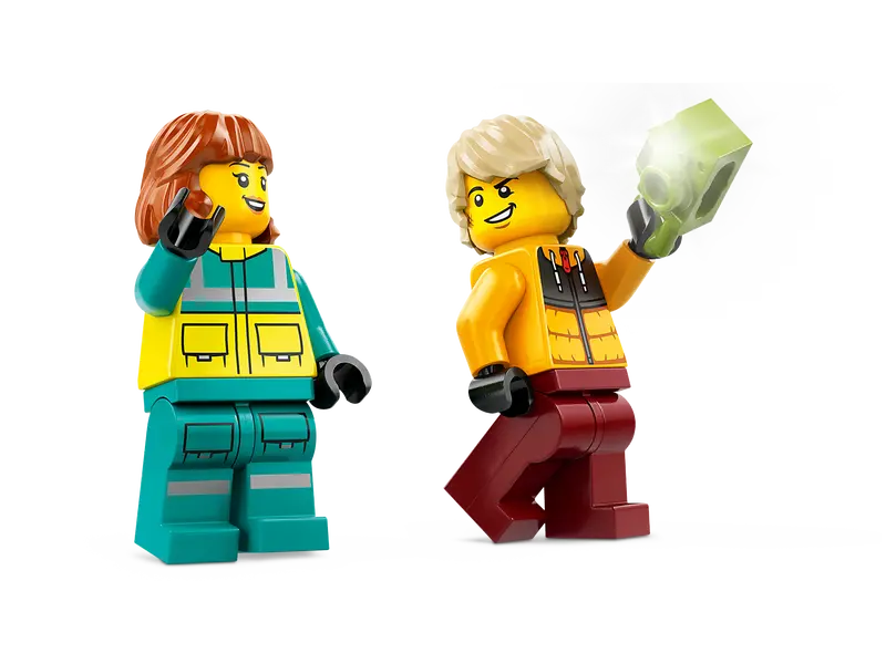 LEGO City Ambulancia de Emergencias y Chico con Snowboard 60403