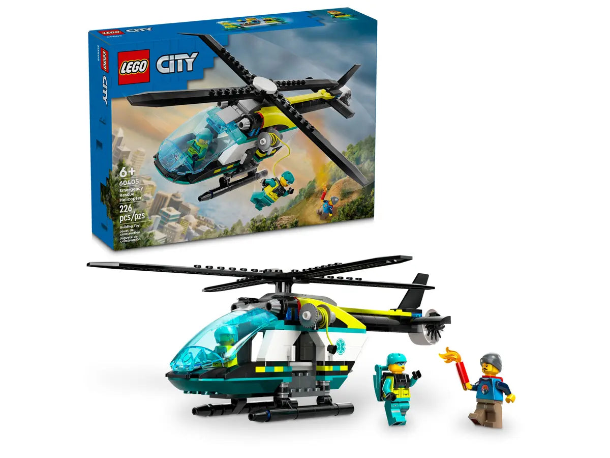 LEGO City Helicoptero de Rescate para Emergencias 60405