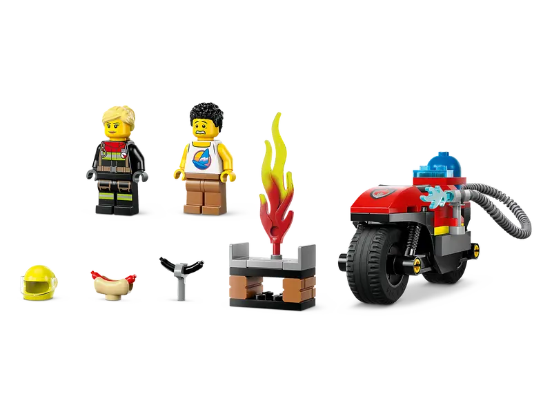 LEGO City Moto De Rescate De Bomberos 60410
