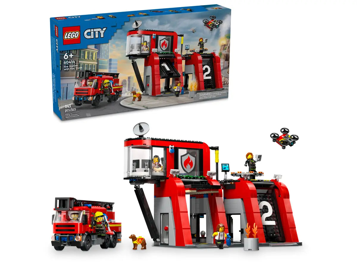 LEGO City Parque de Bomberos con Camion de Bomberos 60414