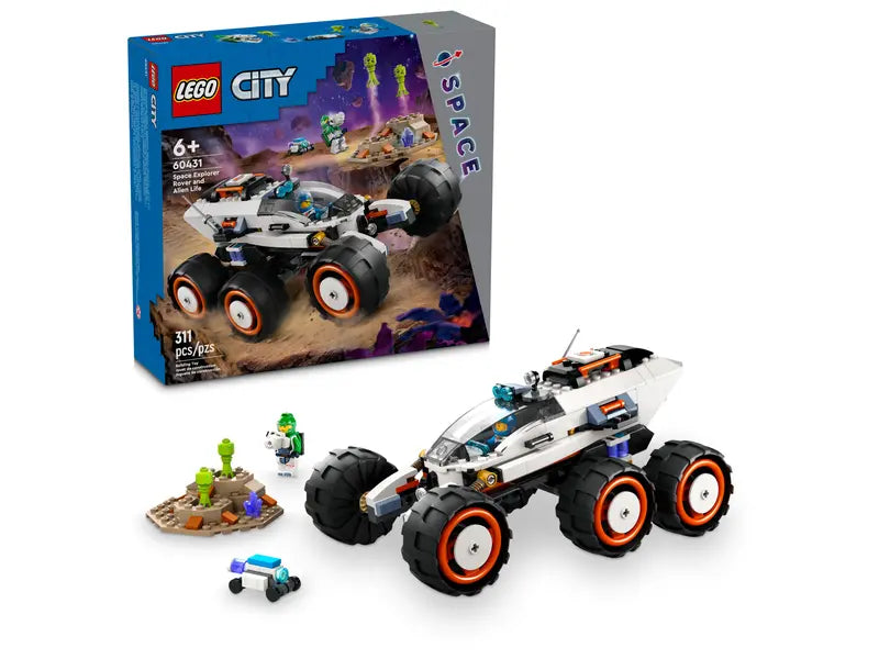 LEGO City Rover Explorador Espacial y Vida Extraterrestre 60431