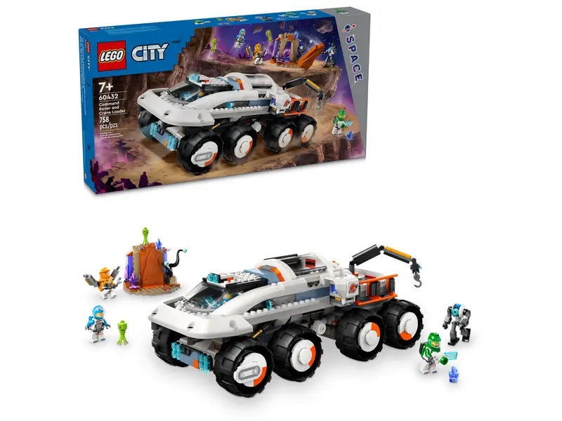 LEGO City Rover de Control y Grua de Carga 60432