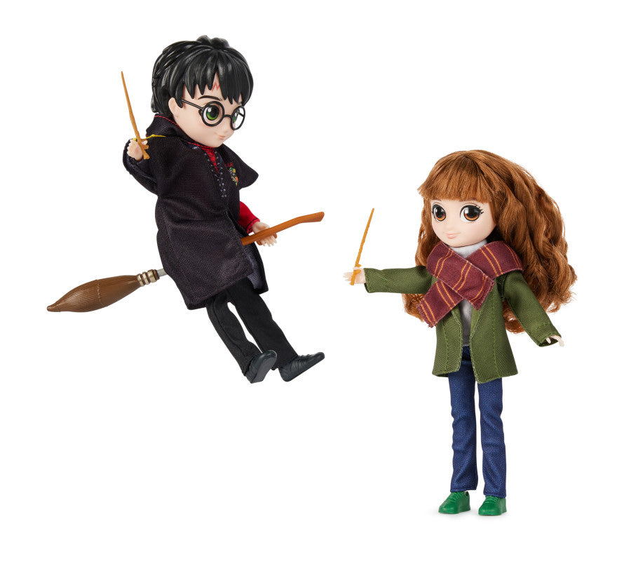 Wizarding World: Harry Potter - Set Harry Y Hermione De 8 Pulgadas