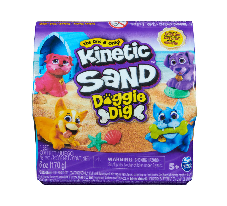 Kinetic Sand: Contenedor De Arena Doggie Dig