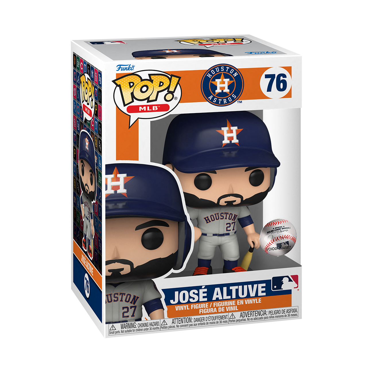 Funko Pop MLB: Astros - Jose Altuve Uniforme Visitante